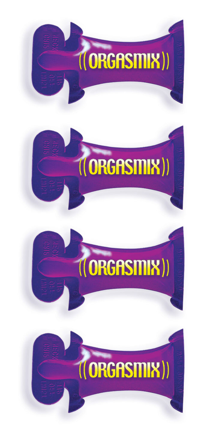 orgasmix pillow packs blister card  piece 
