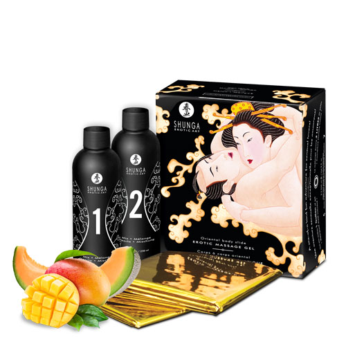 oriental body to body massage gel melon  mango 