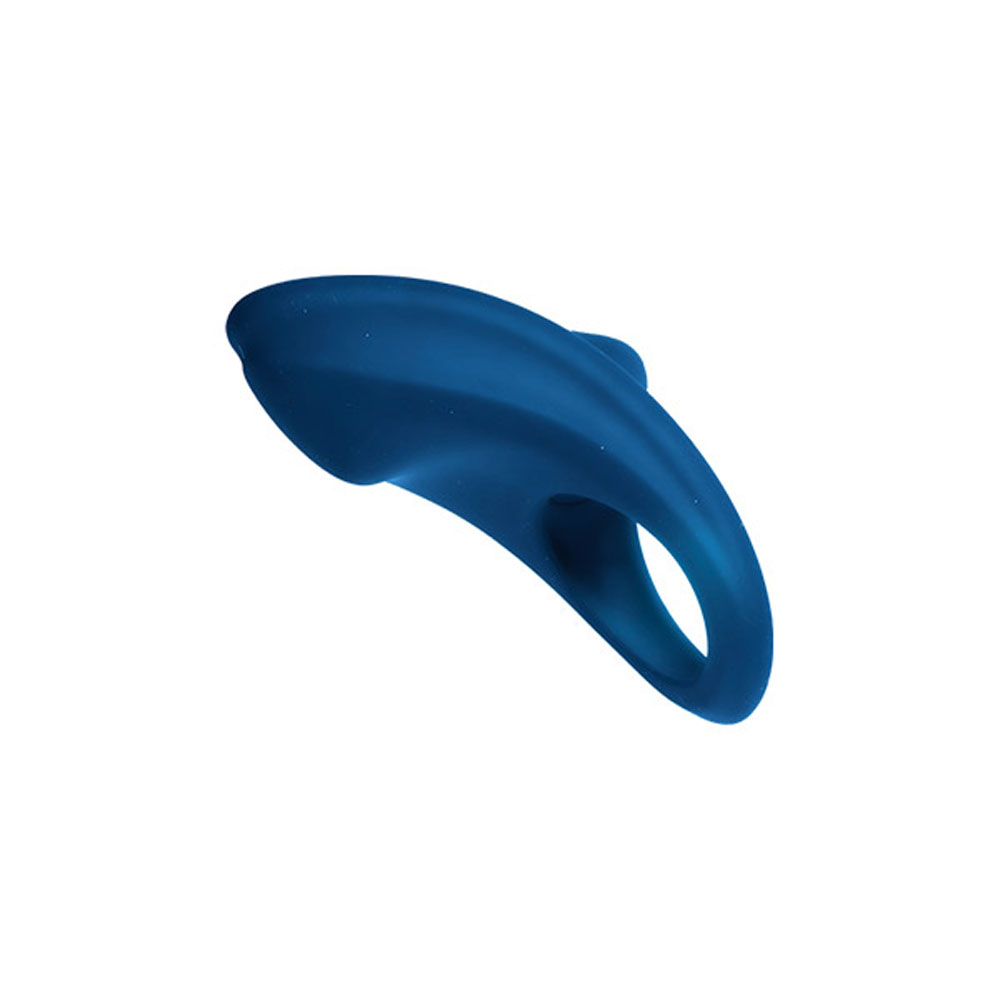 over drive plus rechargeable cock ring blue 