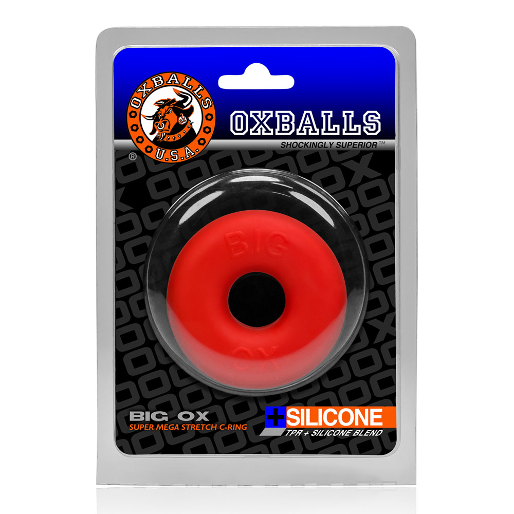 oxballs big ox cockring red 