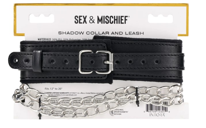 Shadow Collar and Leash Black
