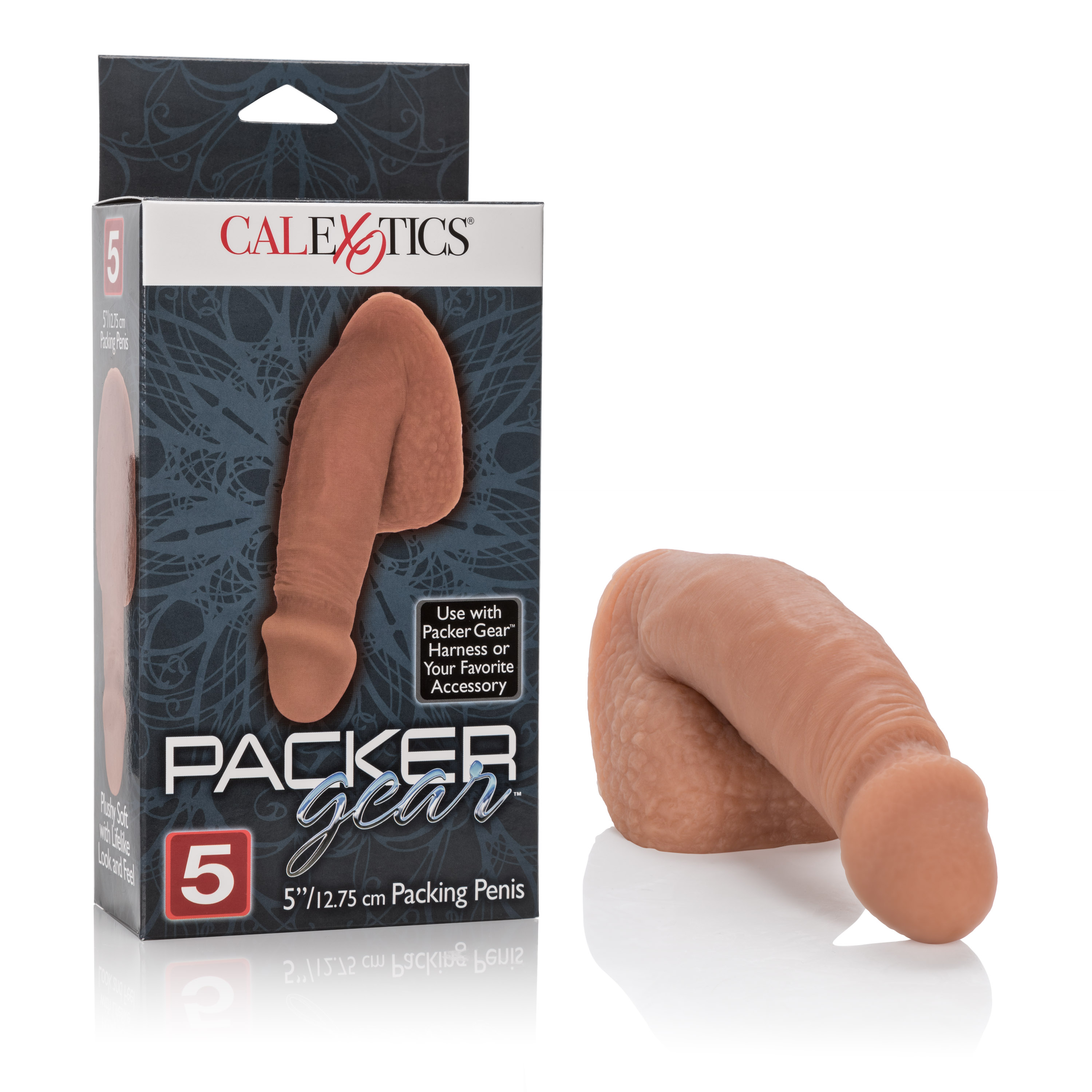 packer gear packing penis  inch brown 