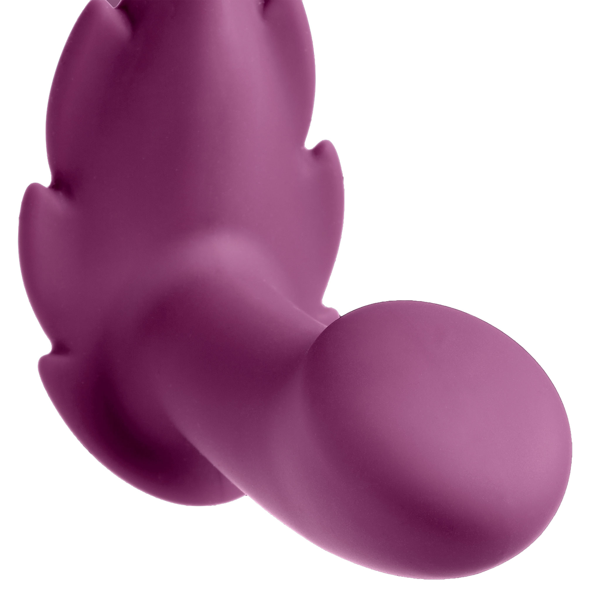 partner panty leaf vibrator with remote control  plum 