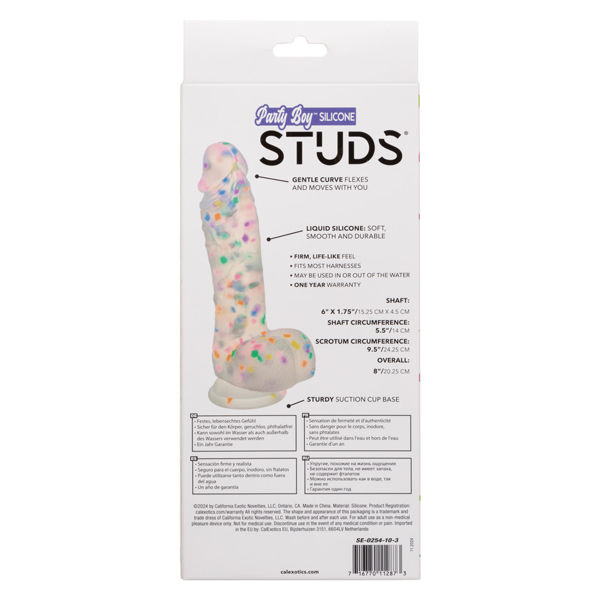 party boy silicone studs   cm 