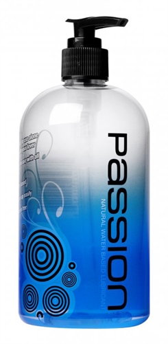 passion natural water based lubricant  oz 