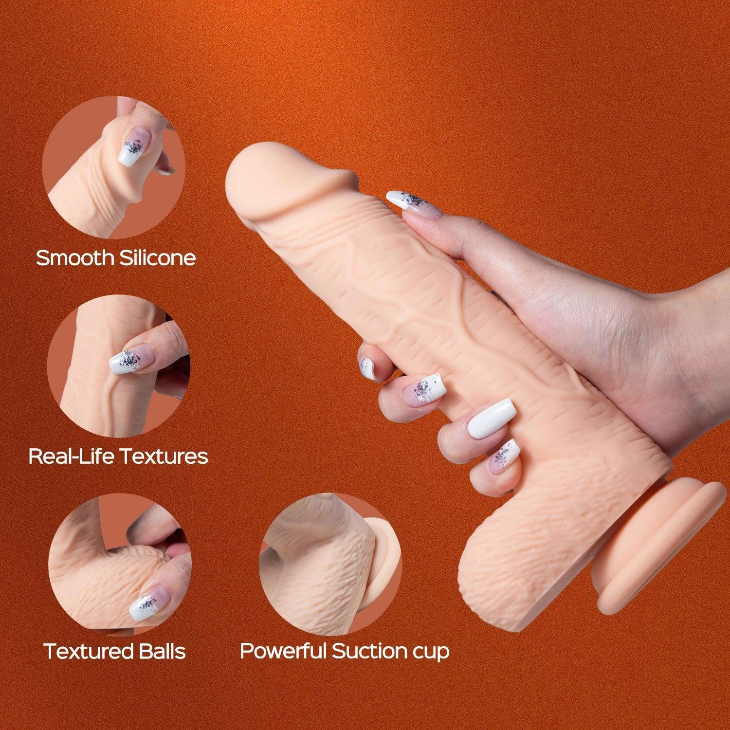 paxton app controlled  realistic thrusting penetrator dildo 