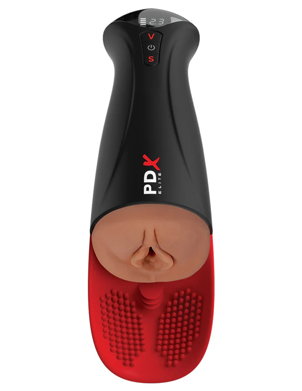 pdx elite fuck o matic pro xl brown 