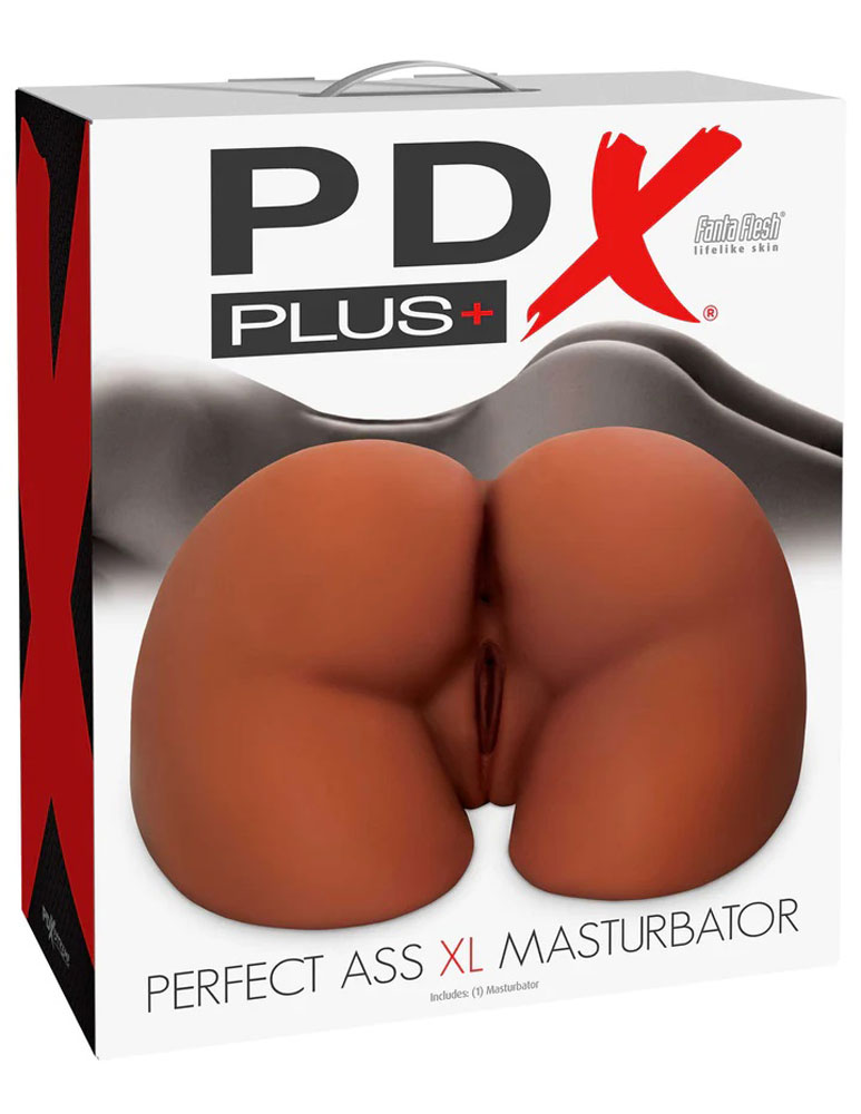 pdx plus perfect ass xl masturbator brown 