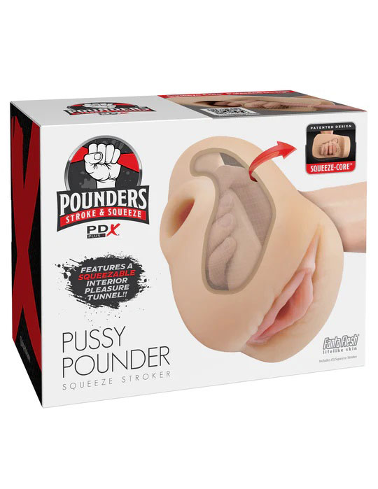 pdx plus pussy pounder squeeze stroker light 