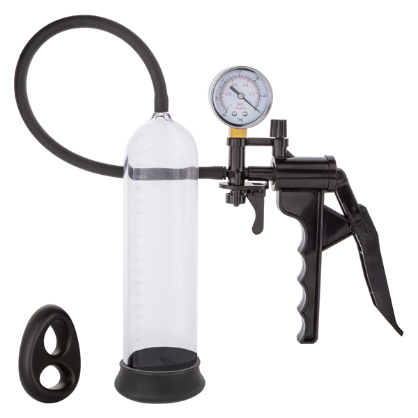 peak magnified gauged pump system black 