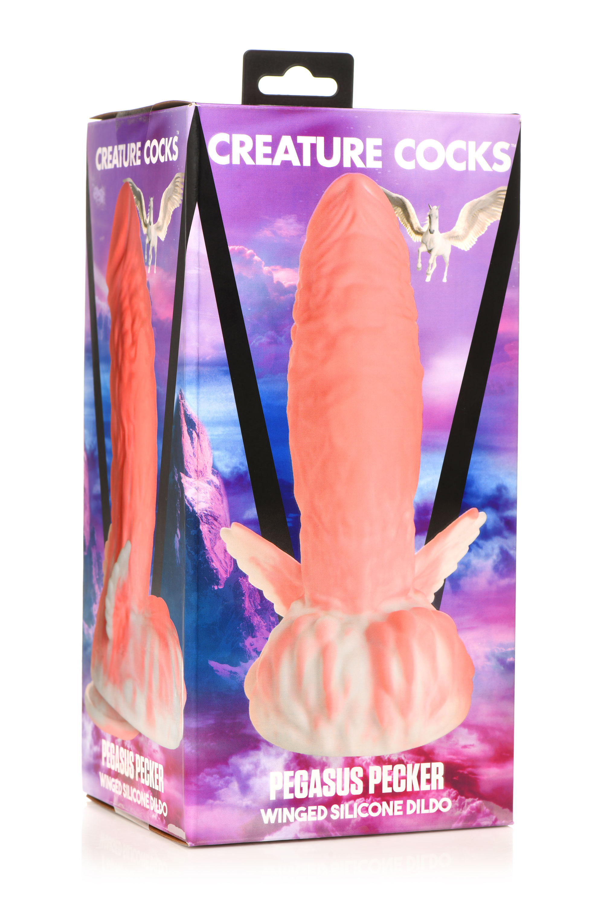 pegasus pecker winged silicone dildo pinkwhite 