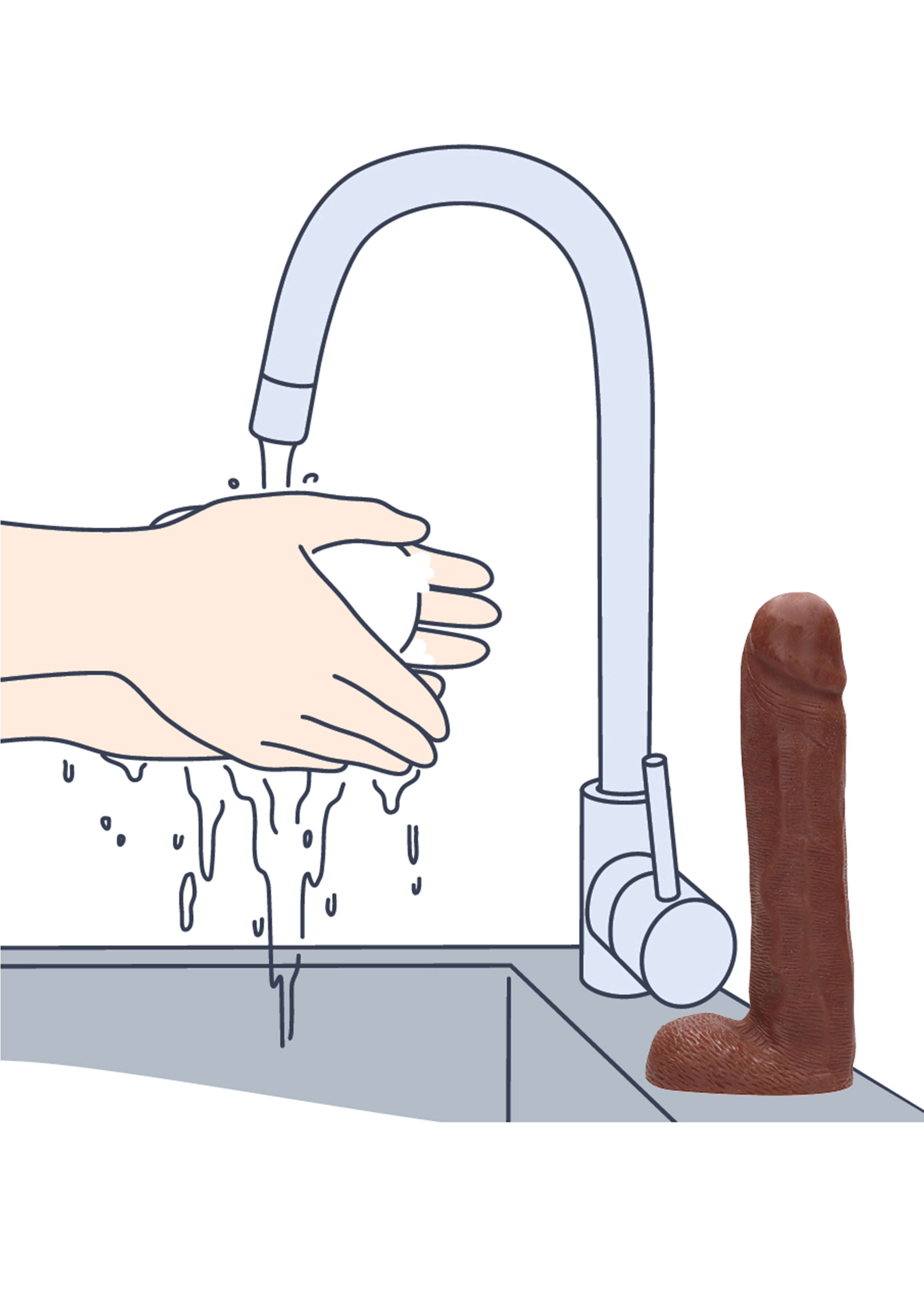 penis soap with balls chocolate 