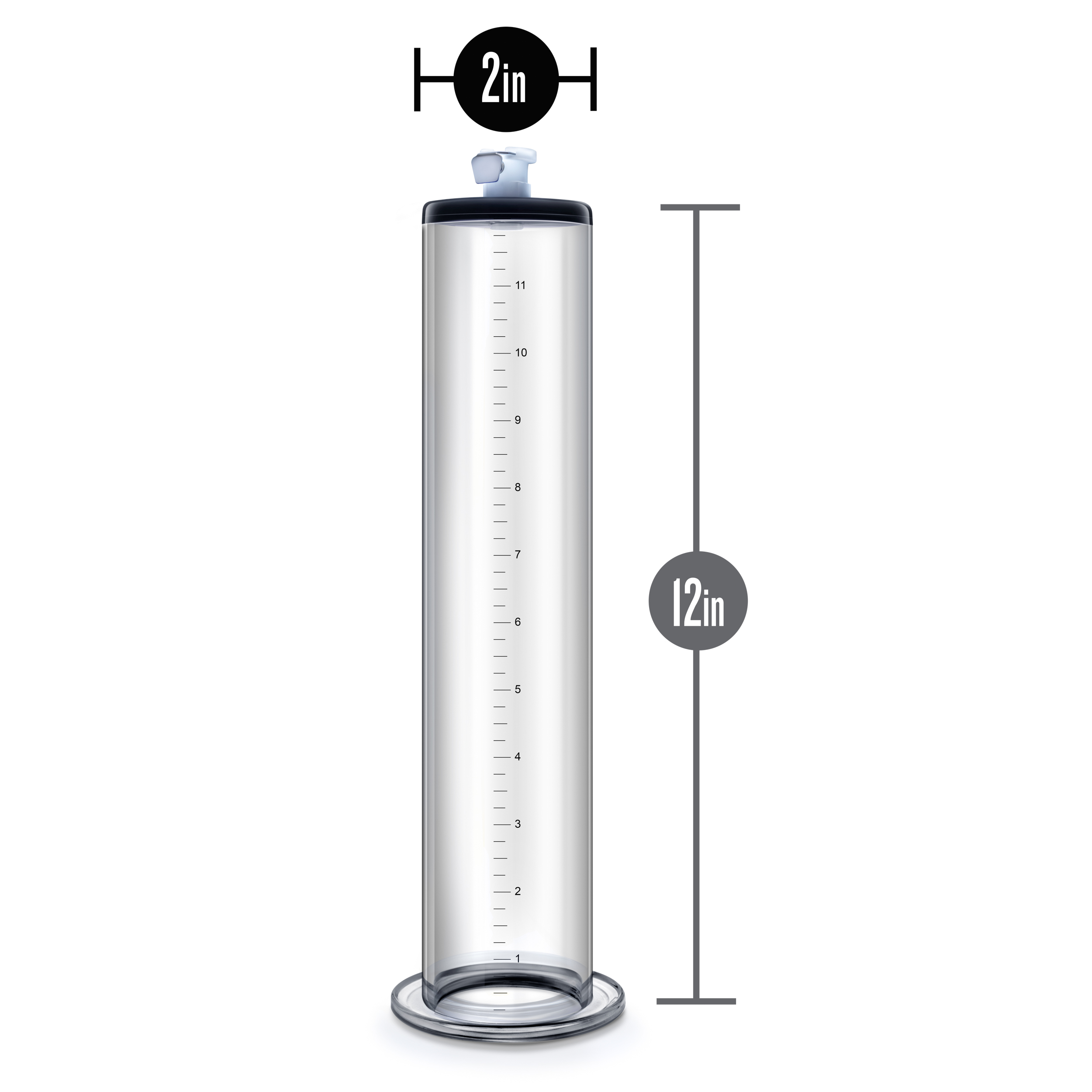 performance  inch x  inch penis pump cylinder clear 