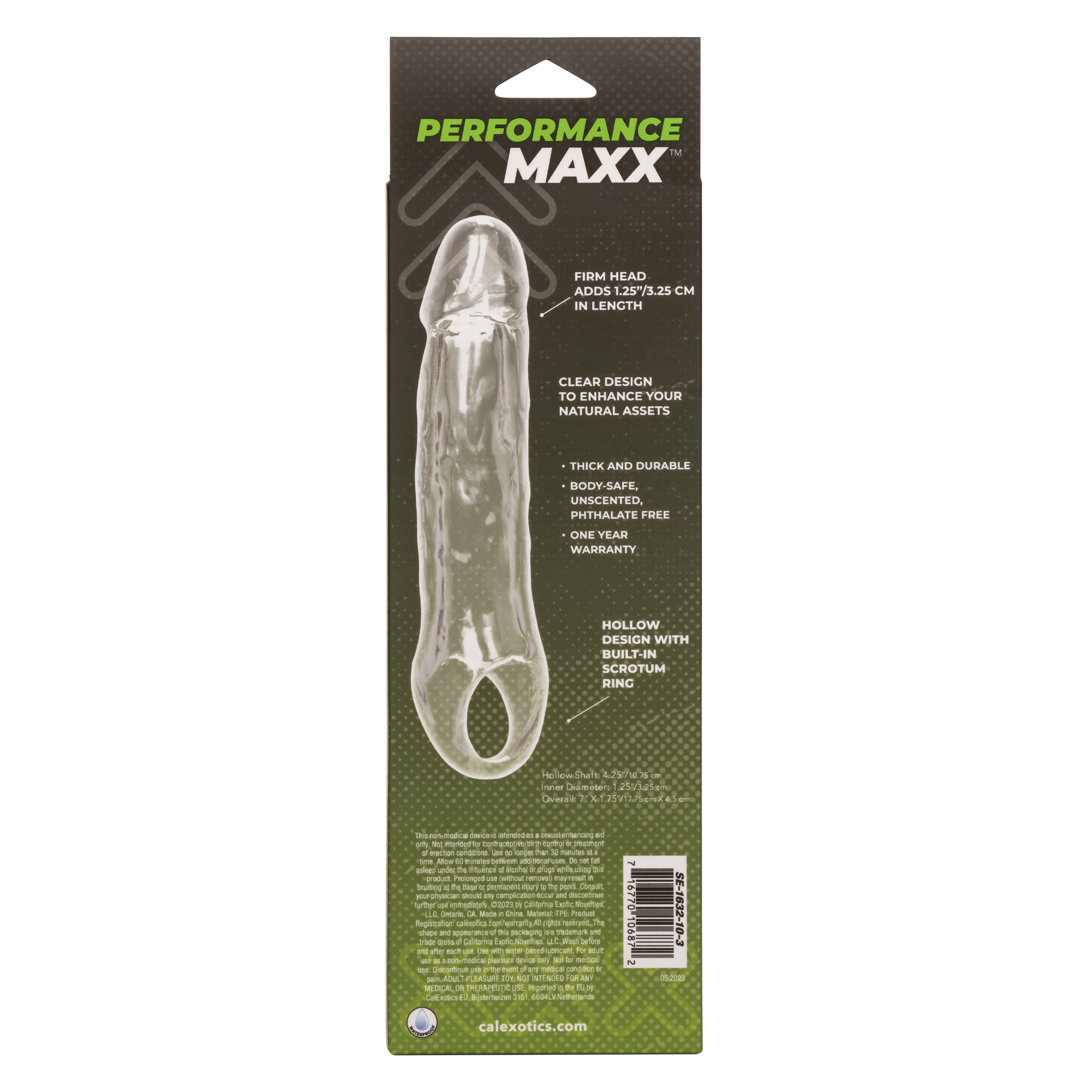 performance maxx clear extension  inch clear 