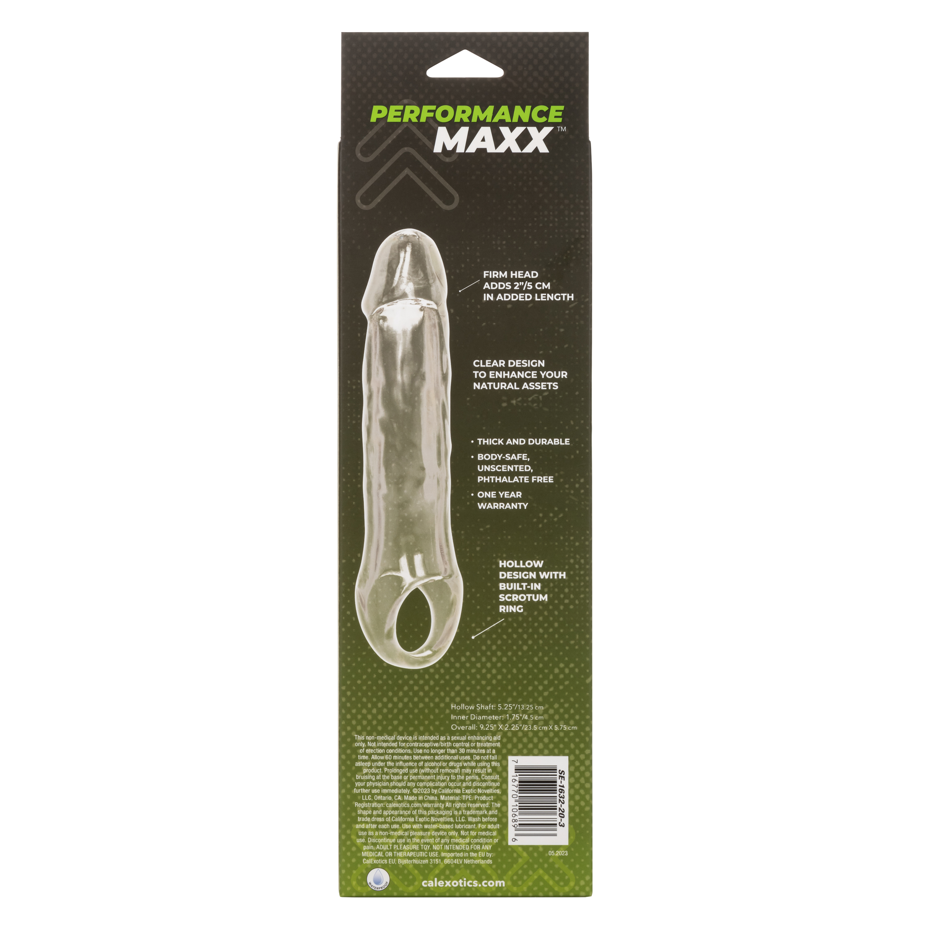 performance maxx clear extension  inch clear 