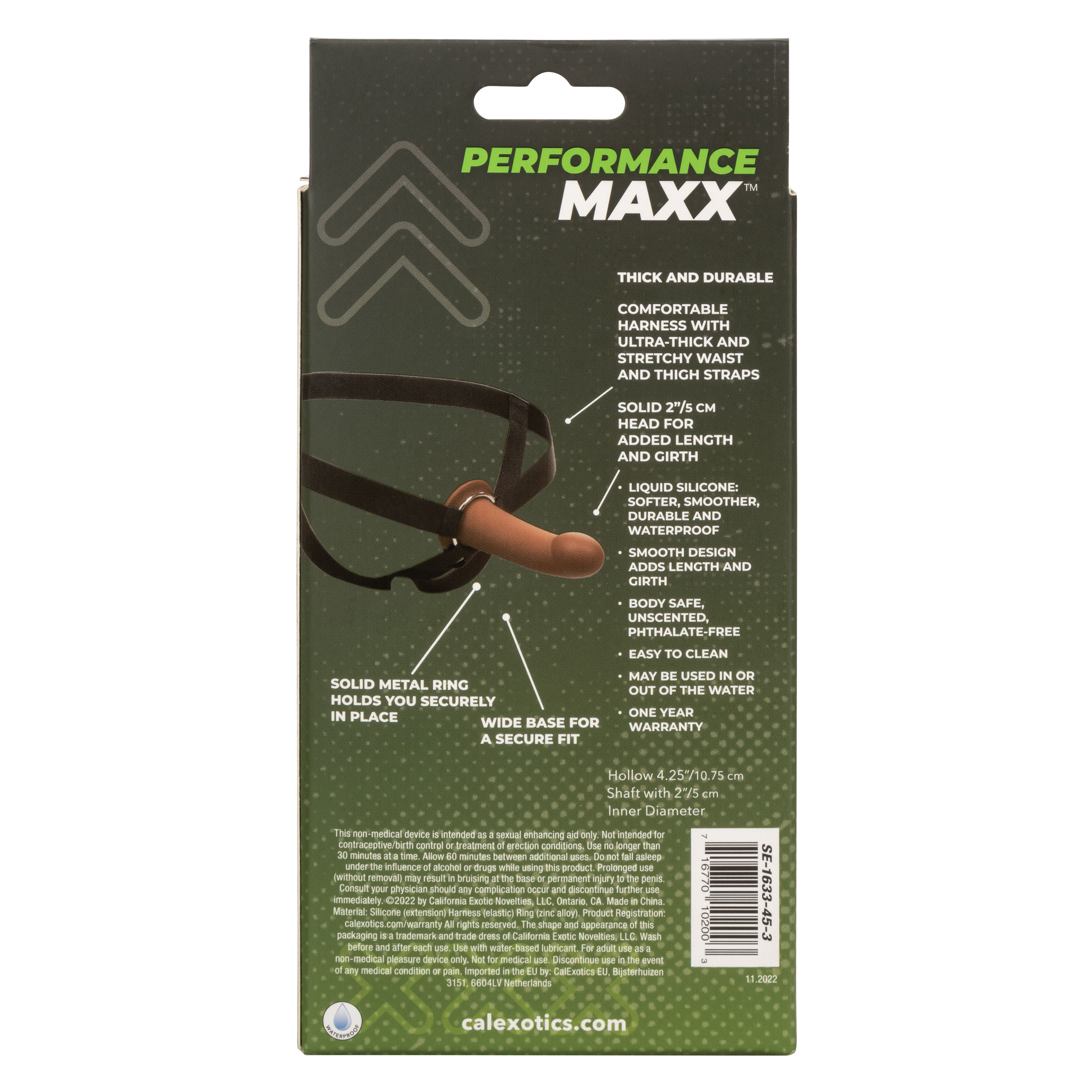 performance maxx extension with harness brown 