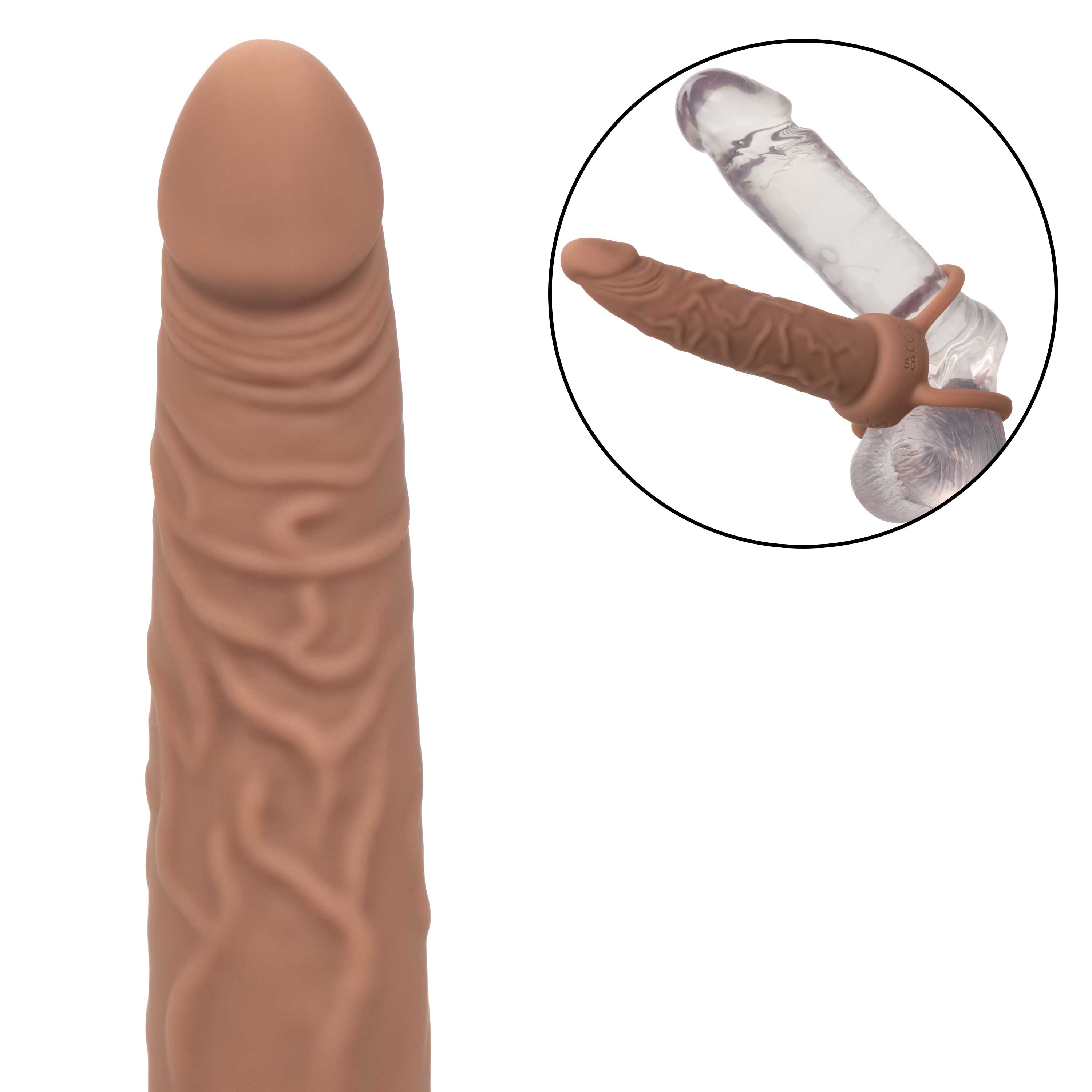 performance maxx rechargeable dual penetrator  brown 