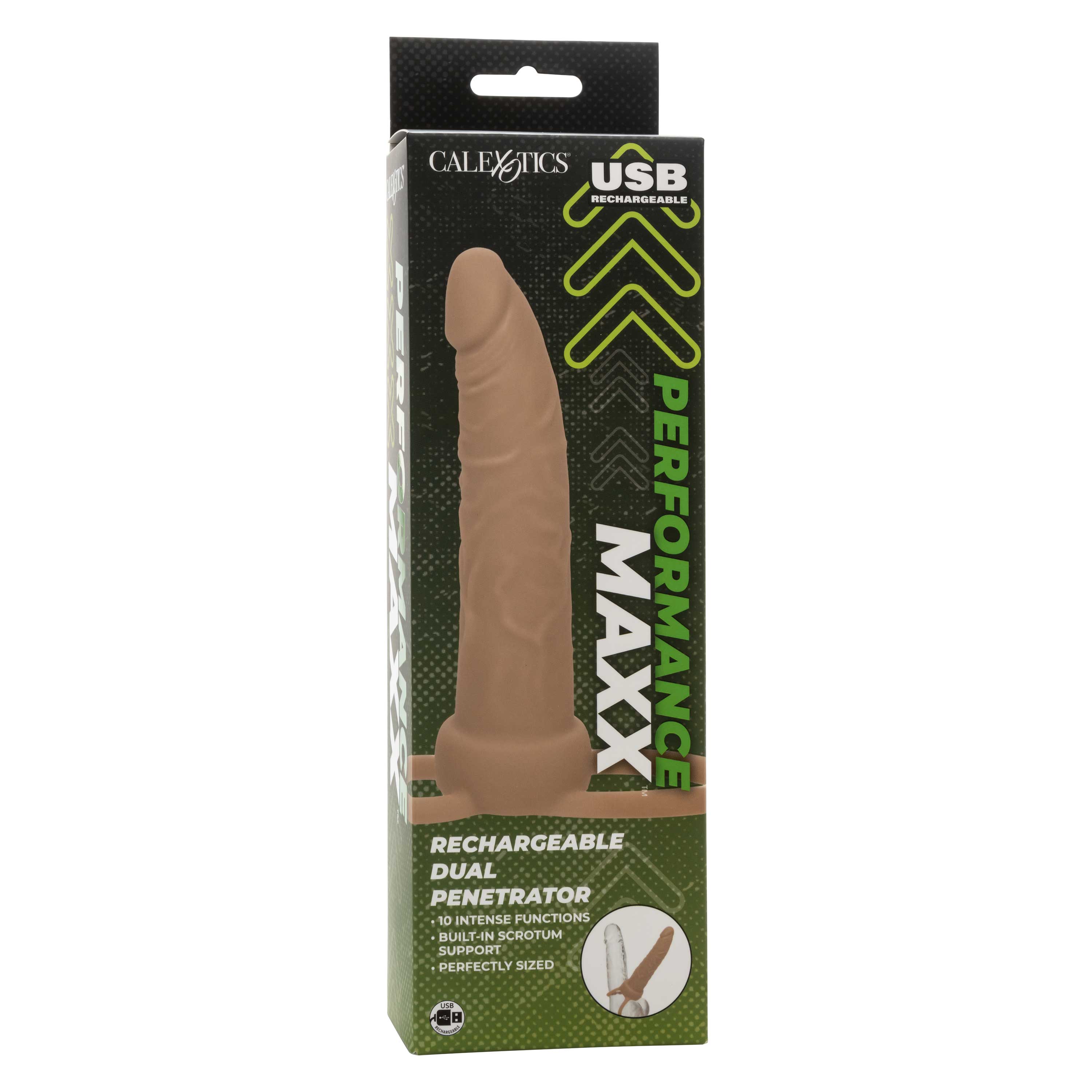 performance maxx rechargeable dual penetrator  ivory 