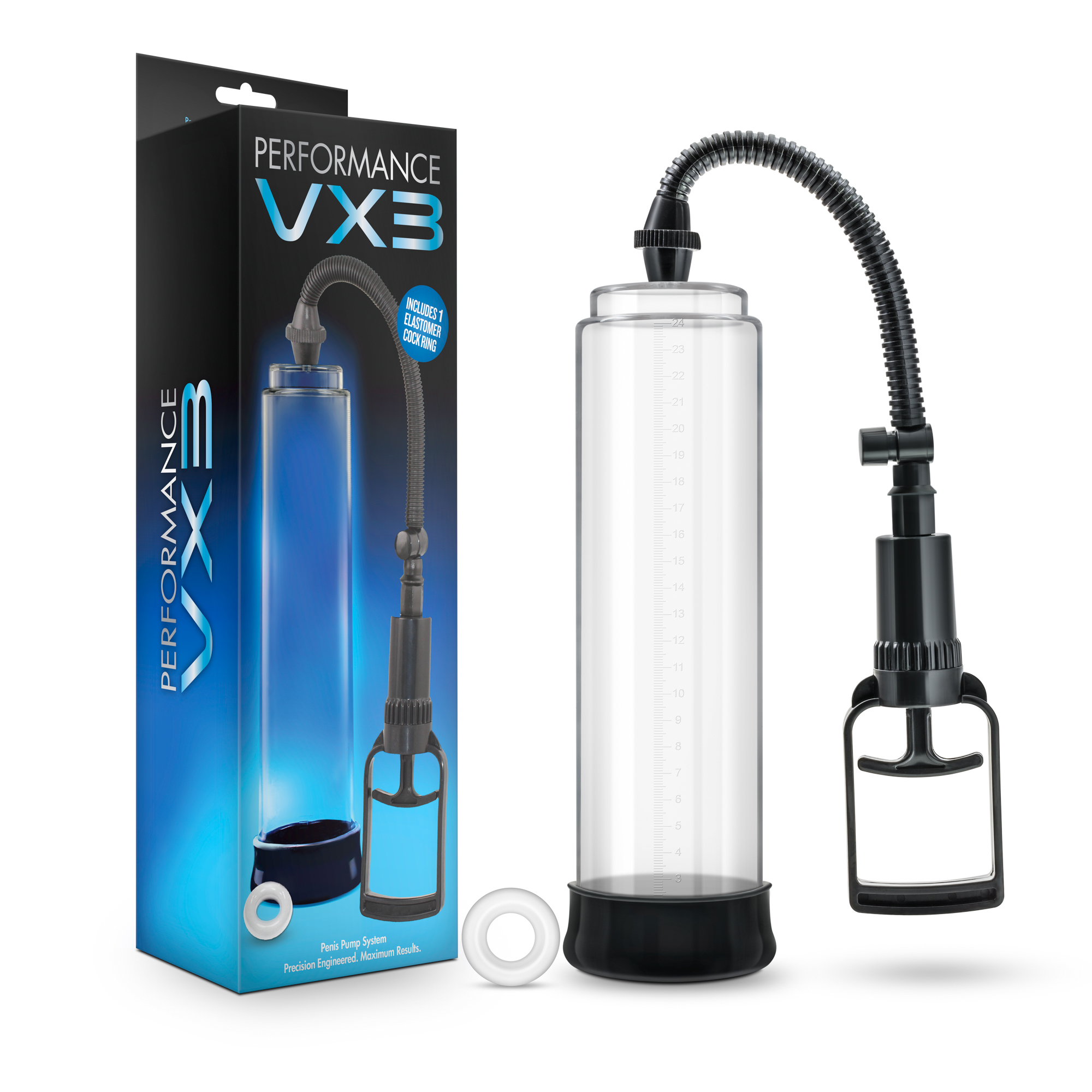 performance vx male enhancement pump system clear 