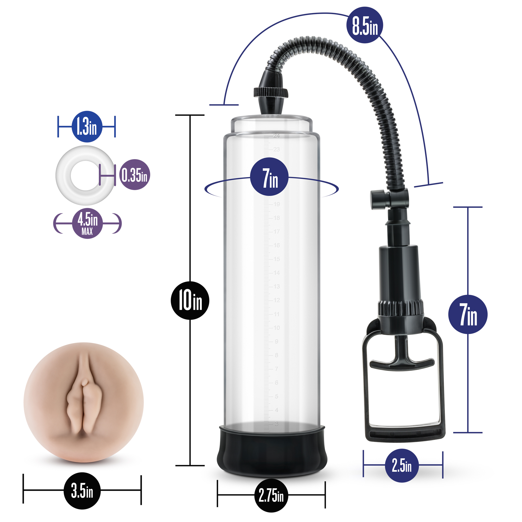 performance vx male enhancement pump system clear 