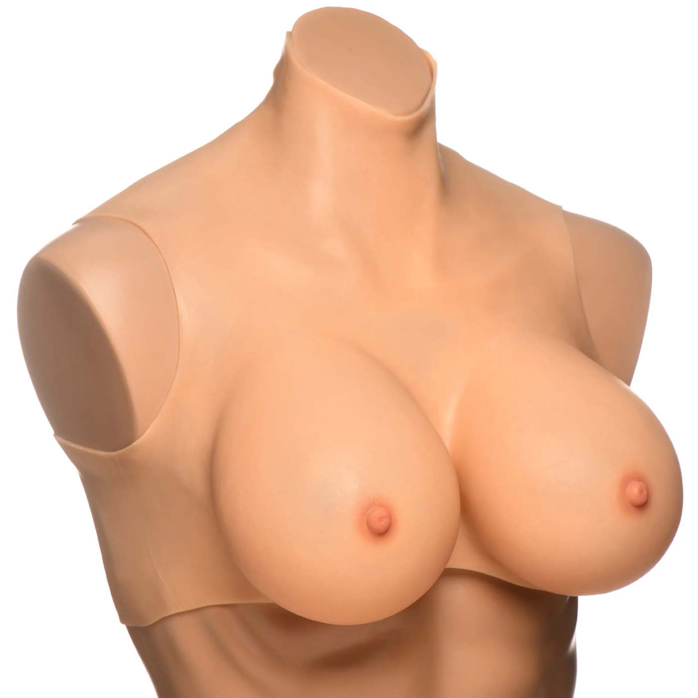 perky pair g cup silicone breasts light 