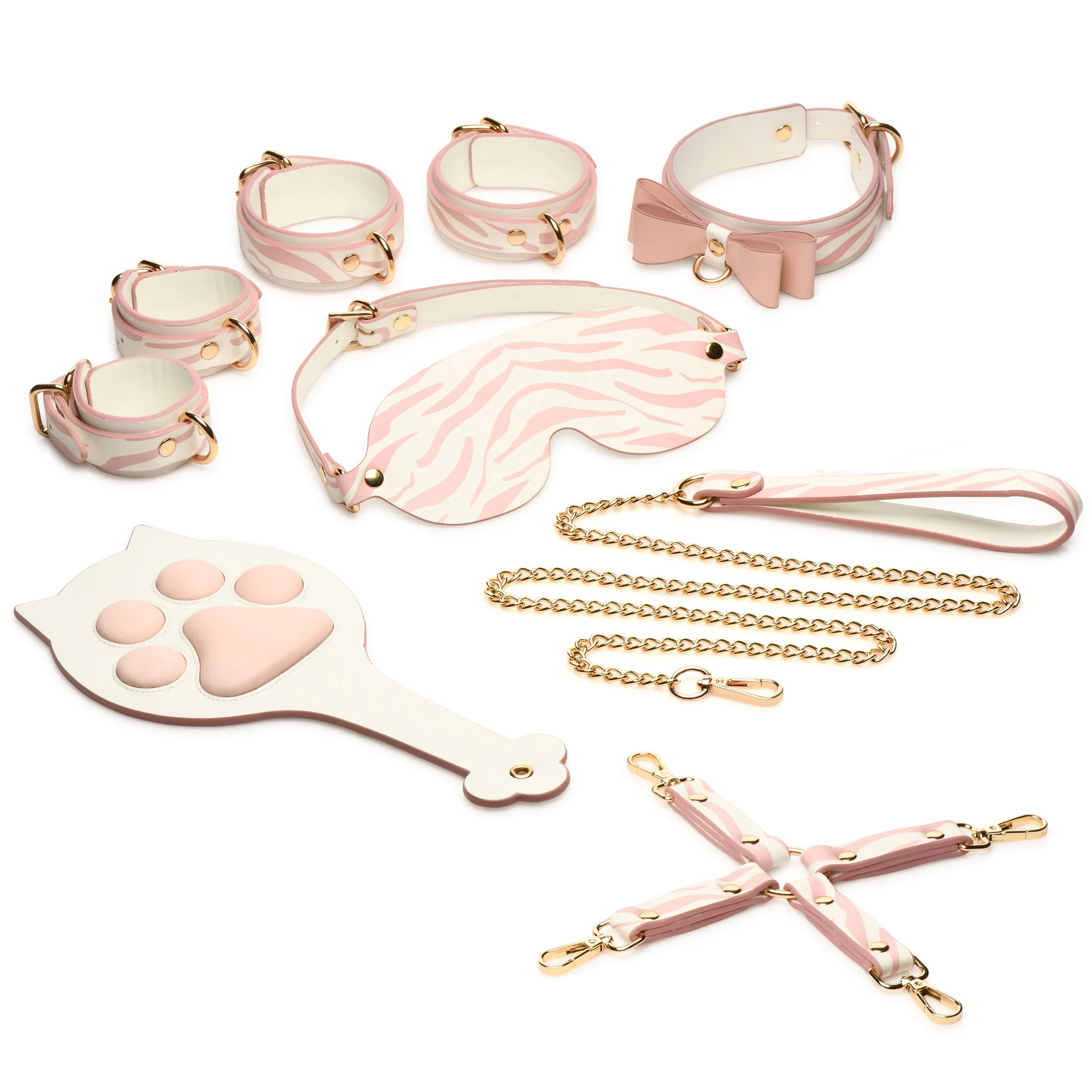 pink kitty bondage set whitepink 