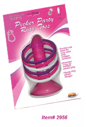 pink pecker party ring toss 