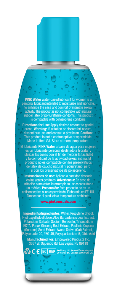 pink water based lubricant for women  oz   ml 