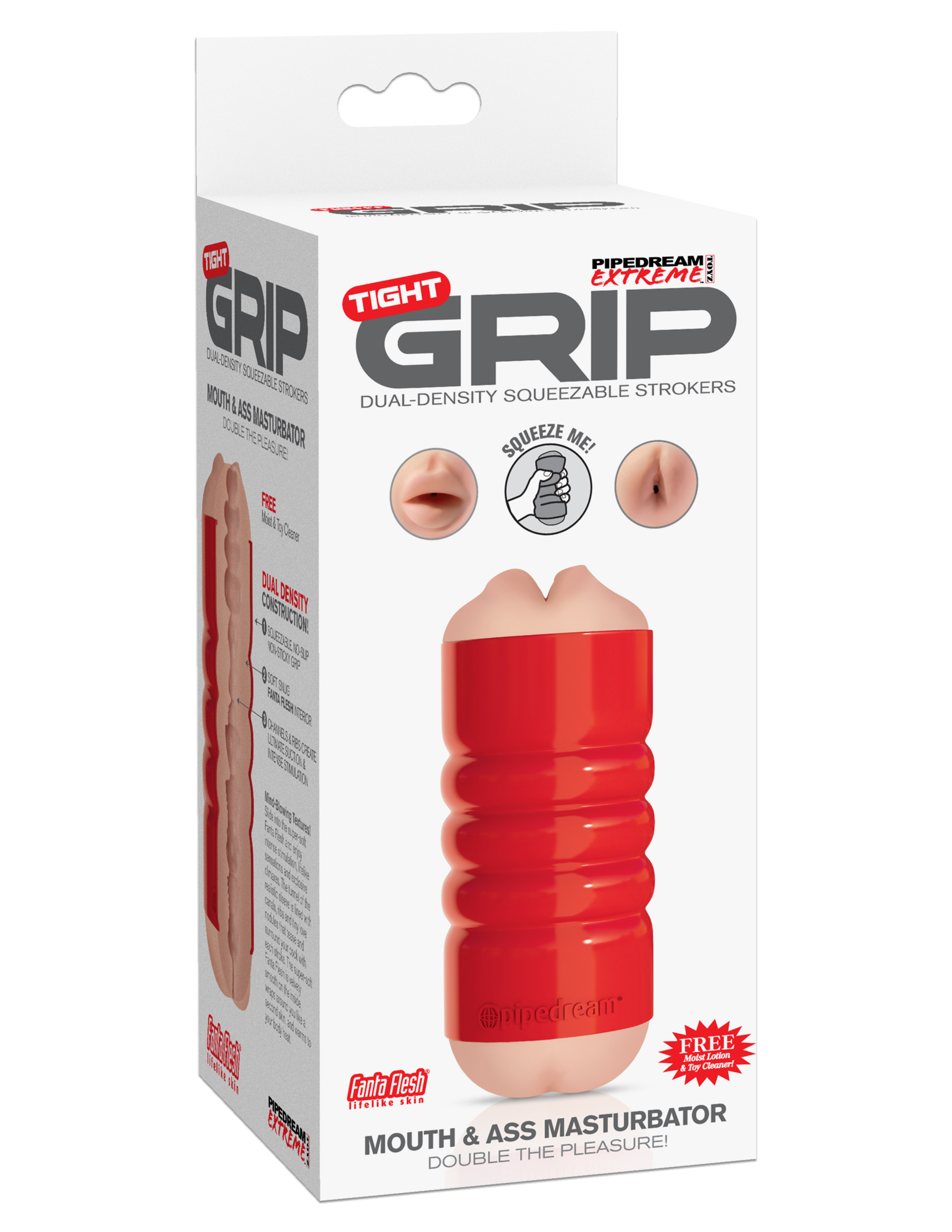 pipedream extreme tight grip mouth and ass masturbator 