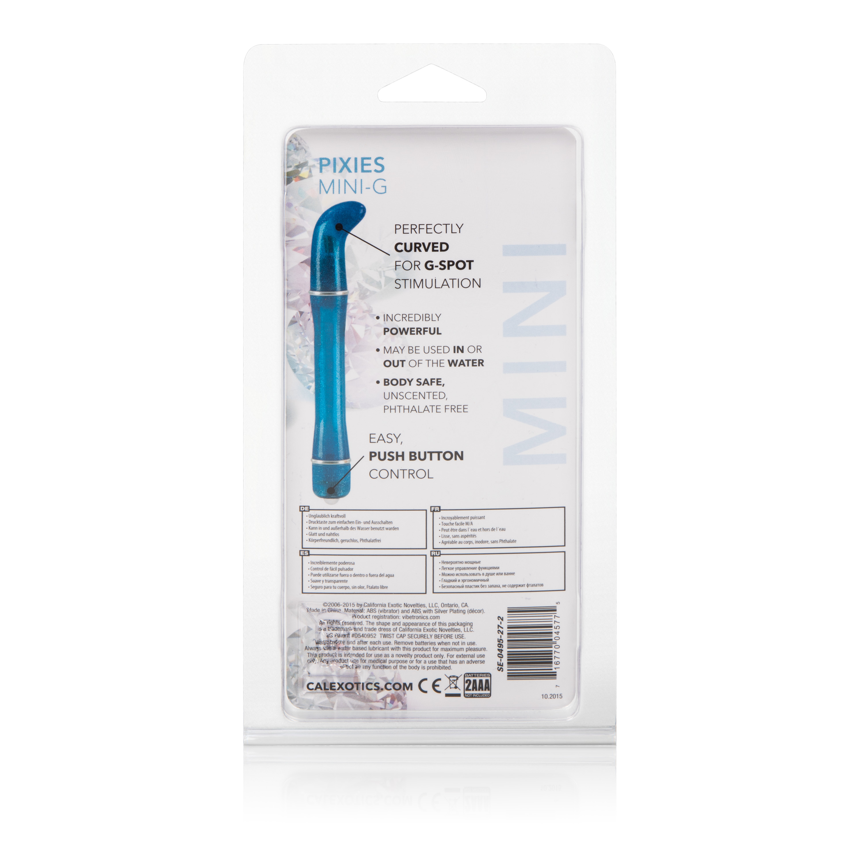 pixies mini g waterproof vibe blue 