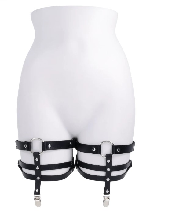 Shadow Garters Black