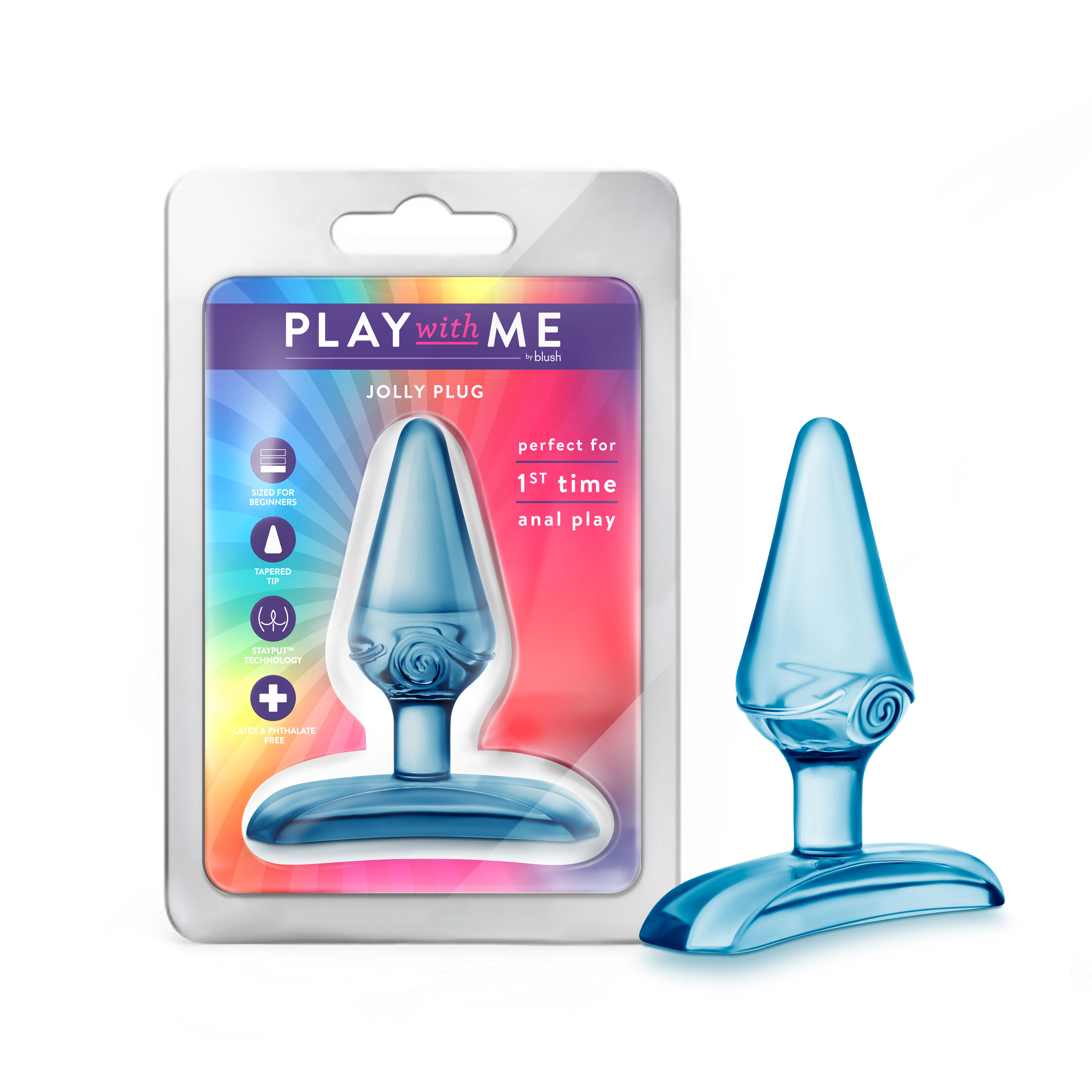 play with me jolly plug blue 