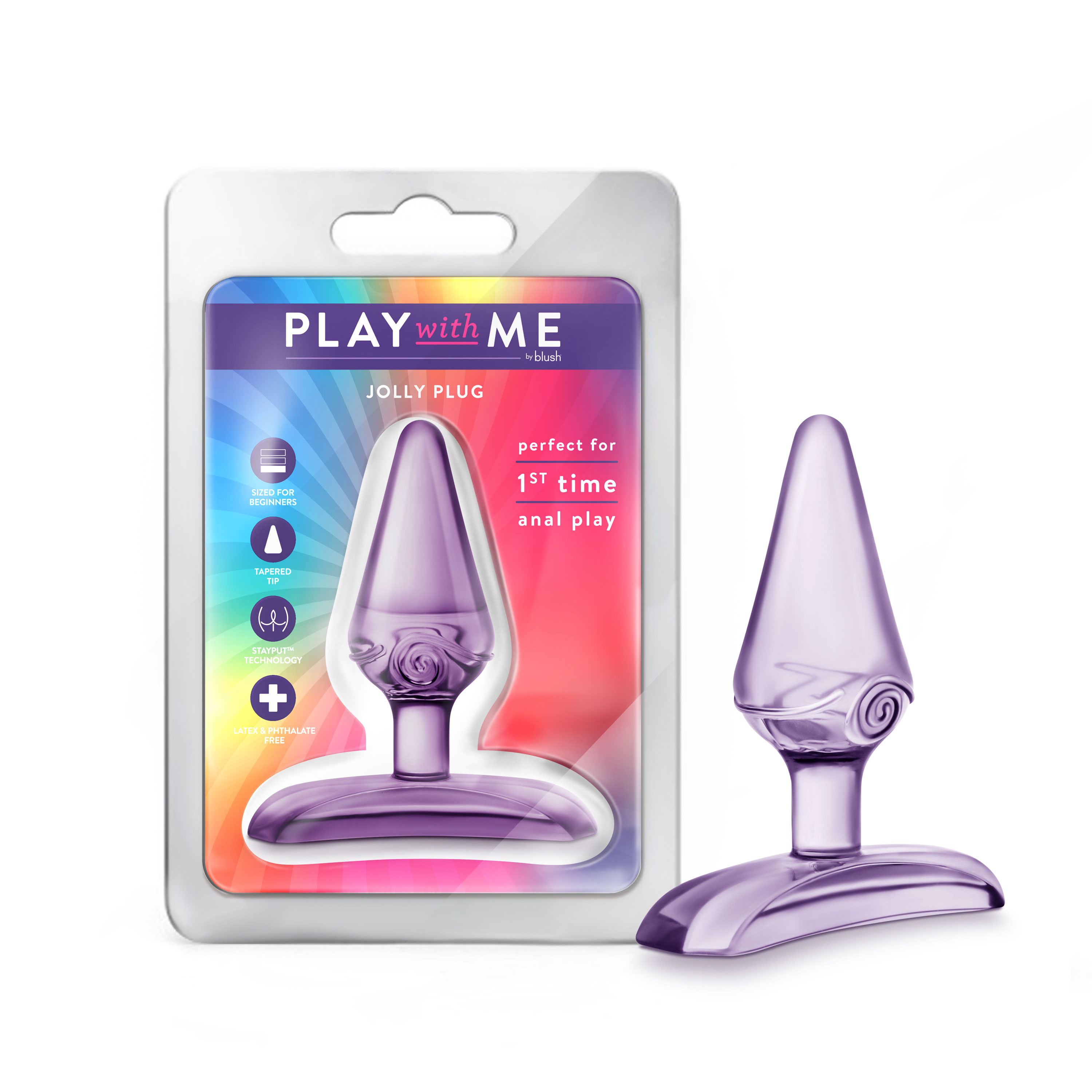 play with me jolly plug purple 