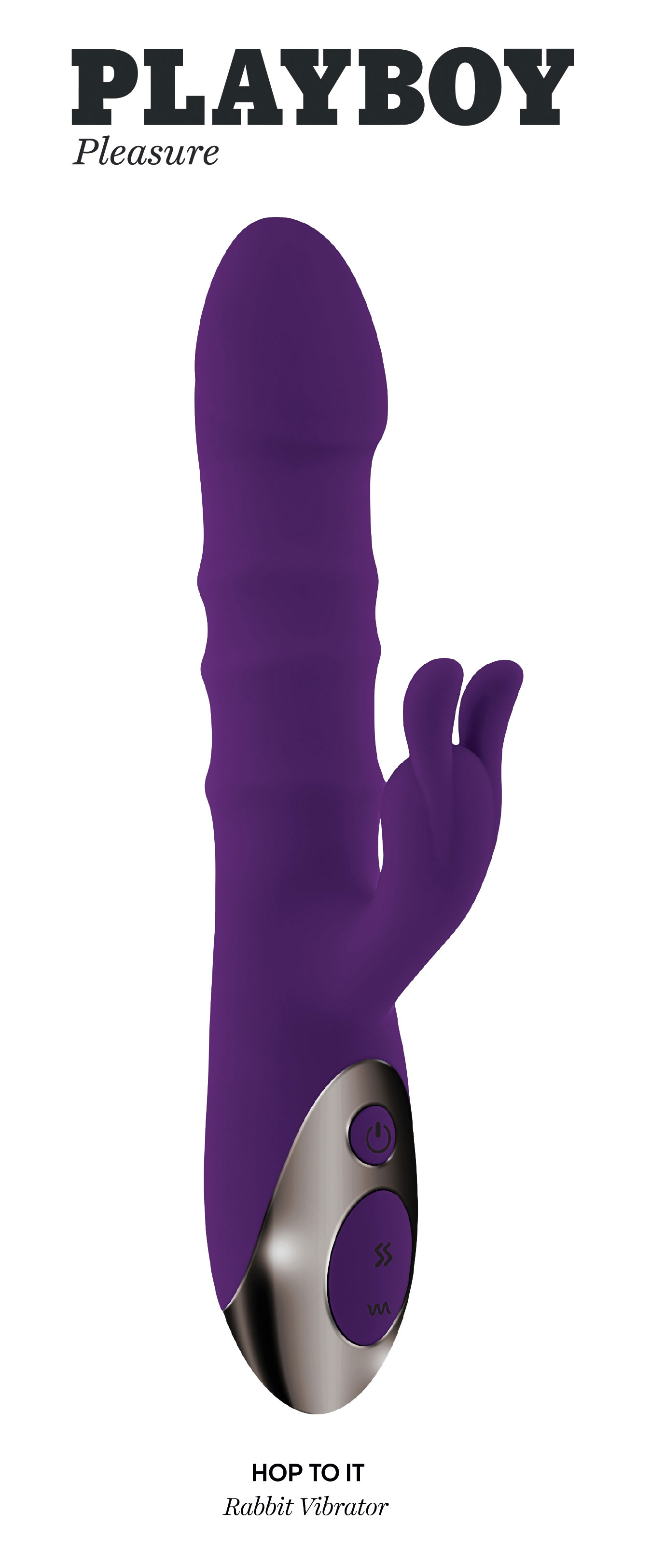 playboy pleasure hop to it rabbit vibrator dark purple 