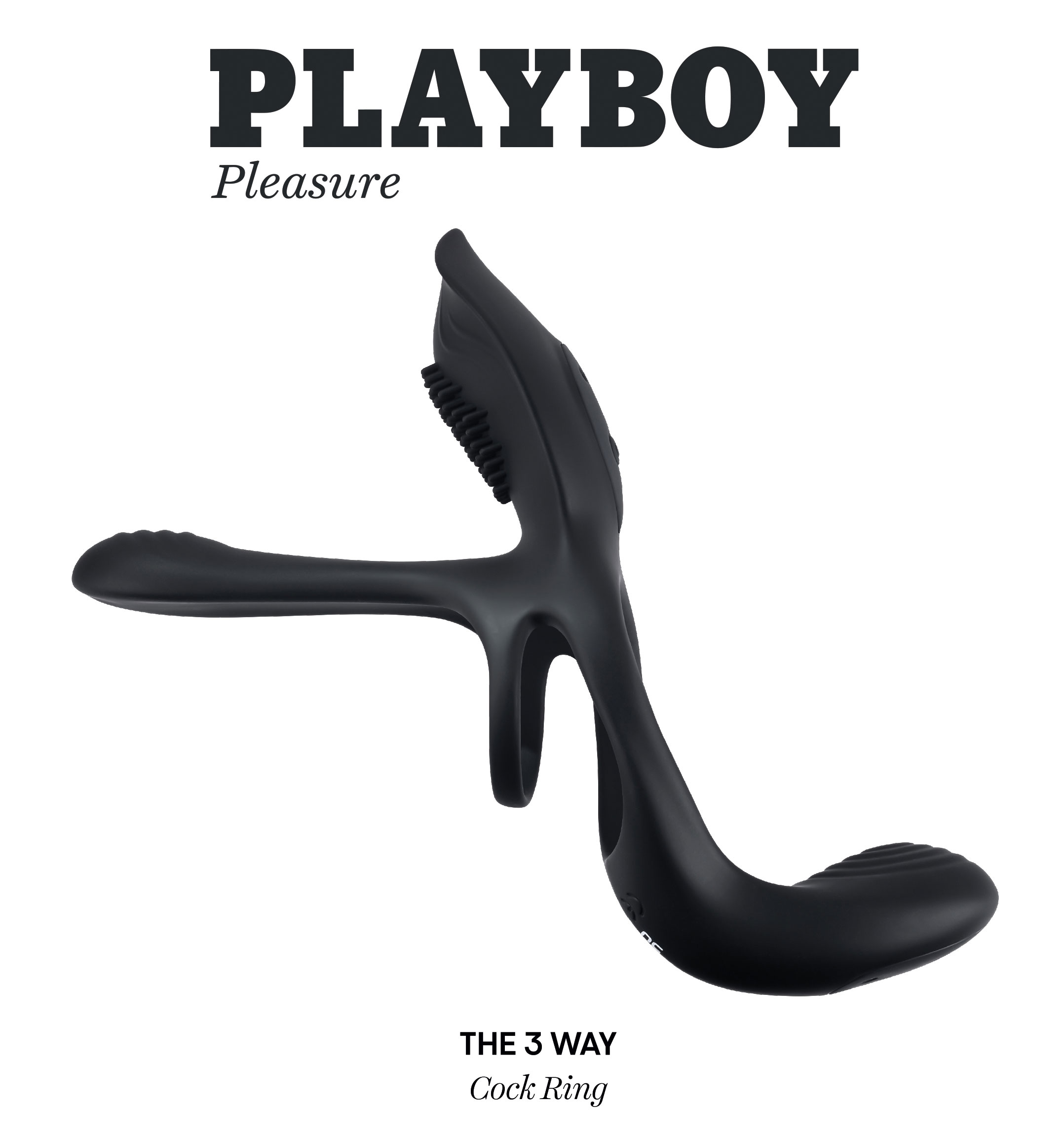 playboy pleasure the  way cock ring black 