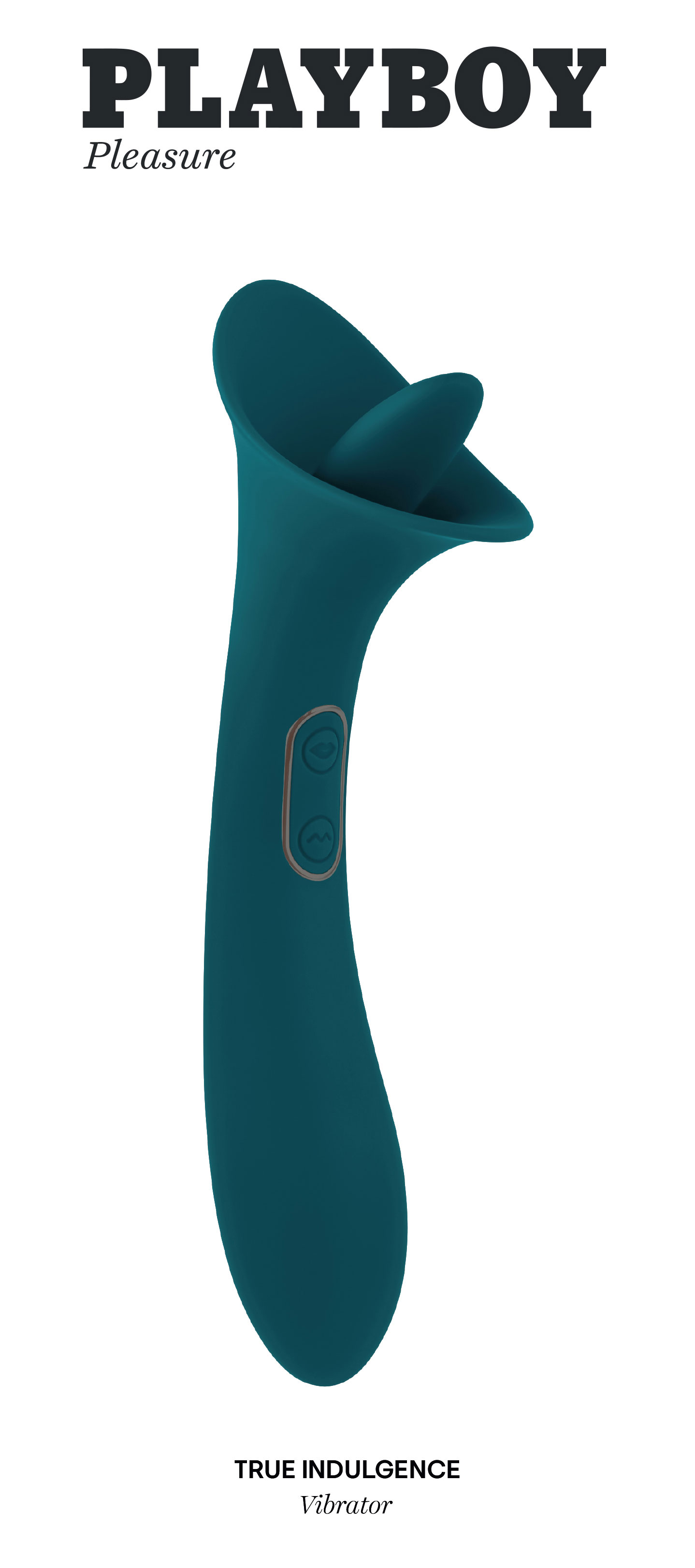 playboy pleasure true indulgence vibrator deep teal 