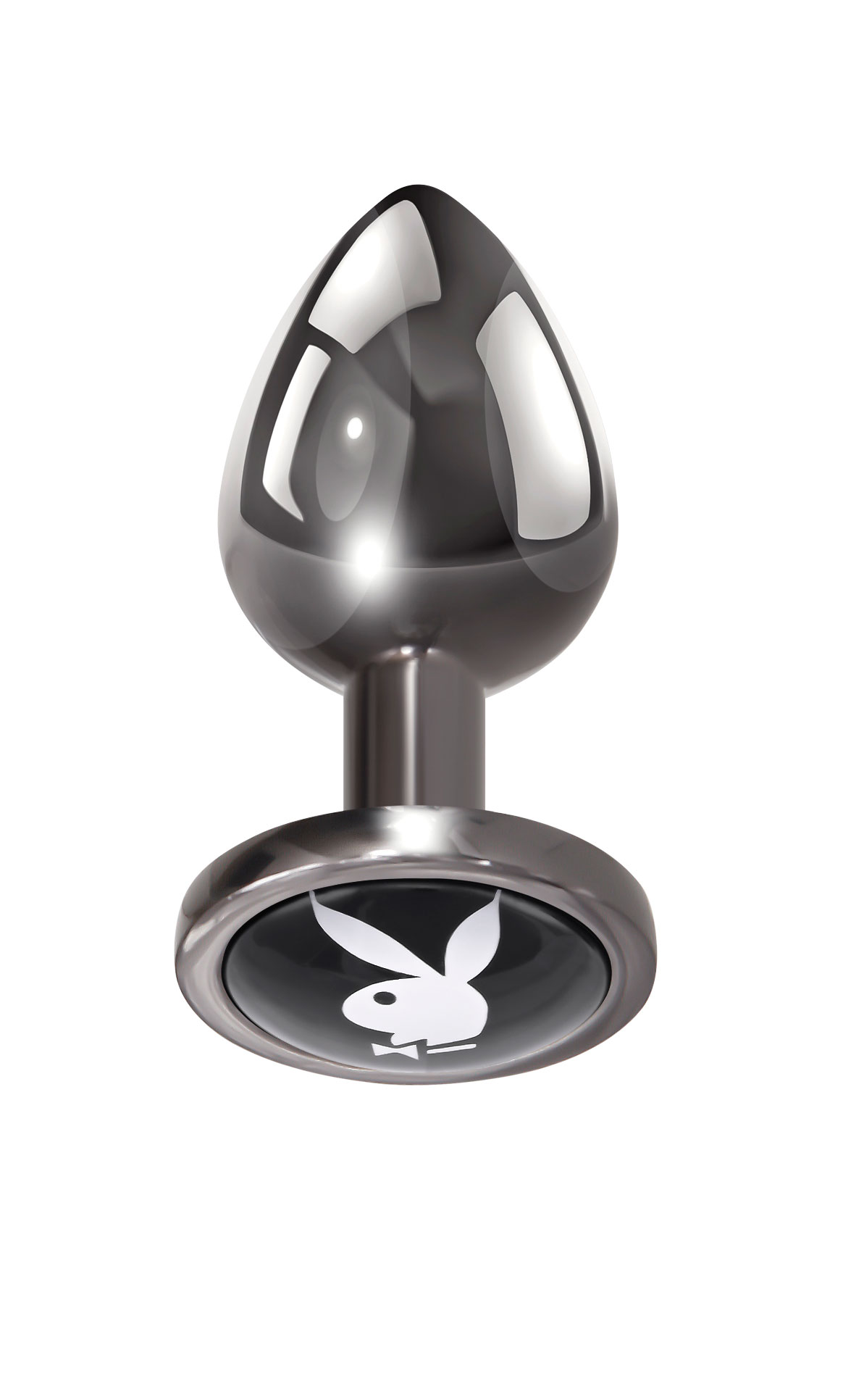 playboy pleasure tux small butt plug hematite 