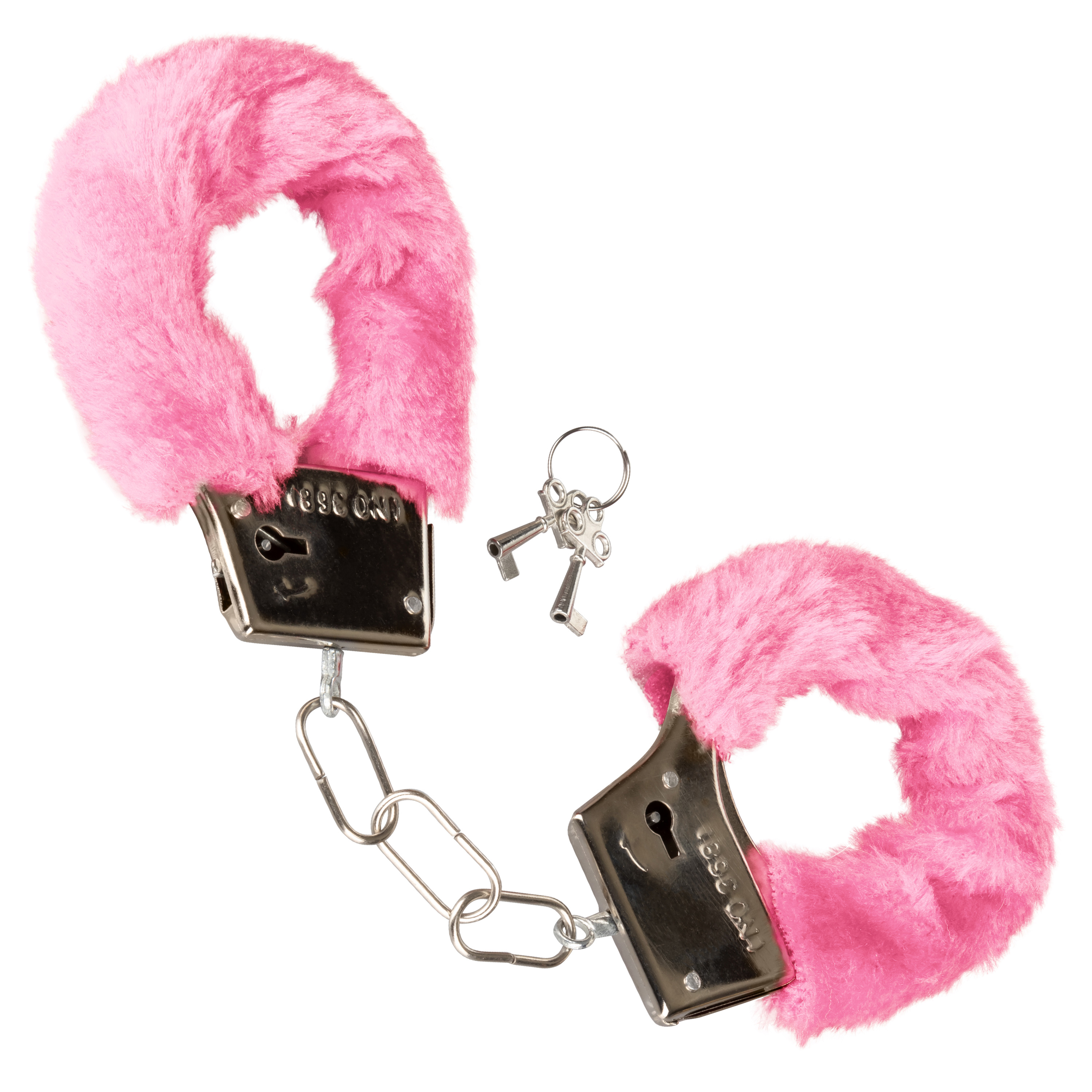 playful furry cuffs pink 