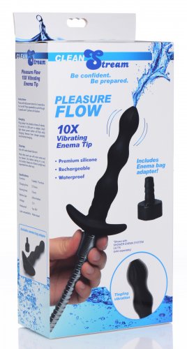 pleasure flow x vibrating enema tip 