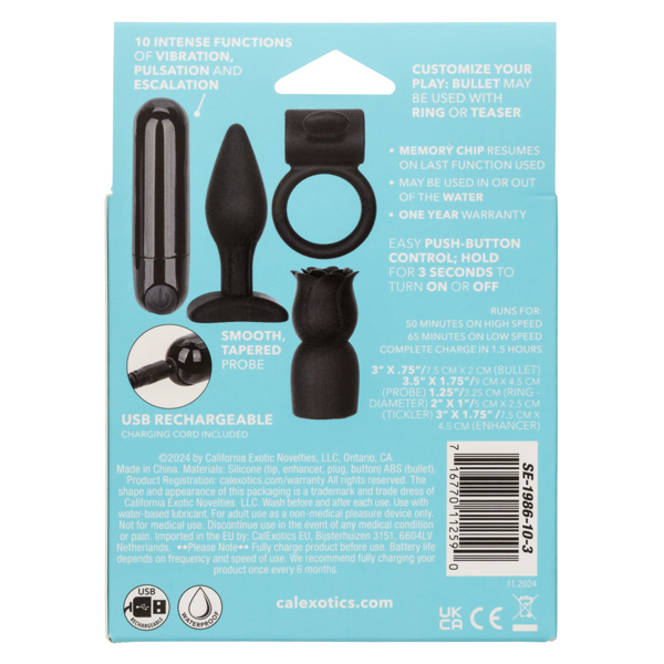 pleasure kits allure collection black 