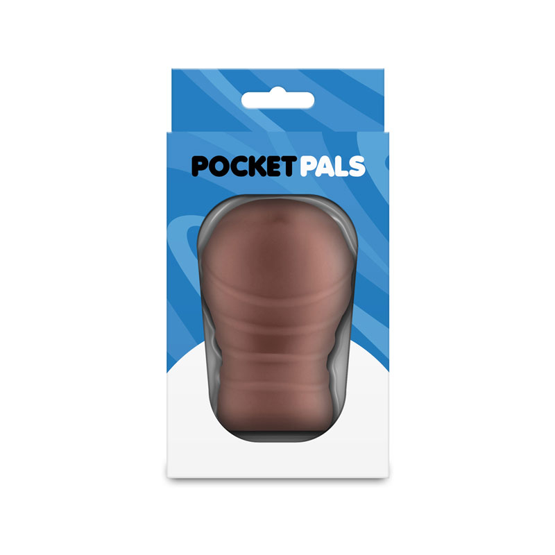 pocket pals mouth stroker brown 