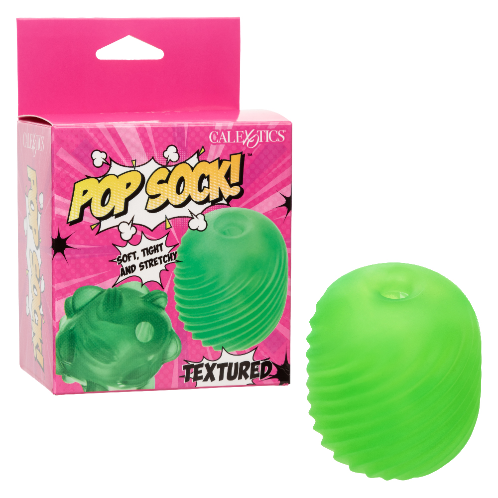 pop sock textured green 