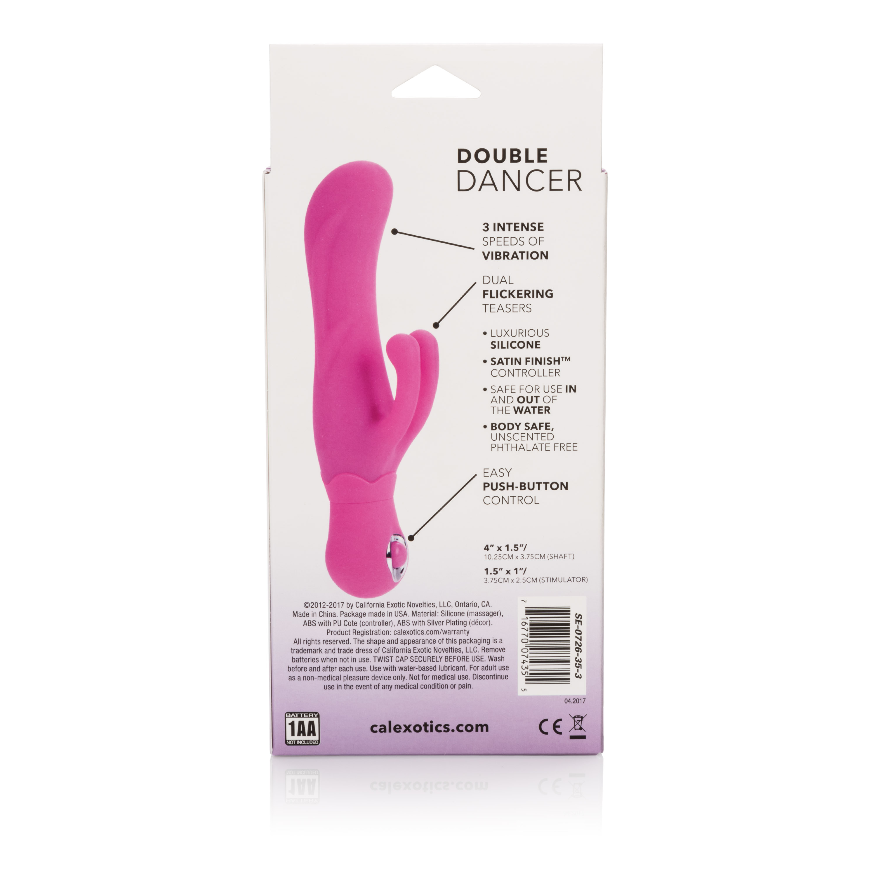 posh silicone double dancer pink 