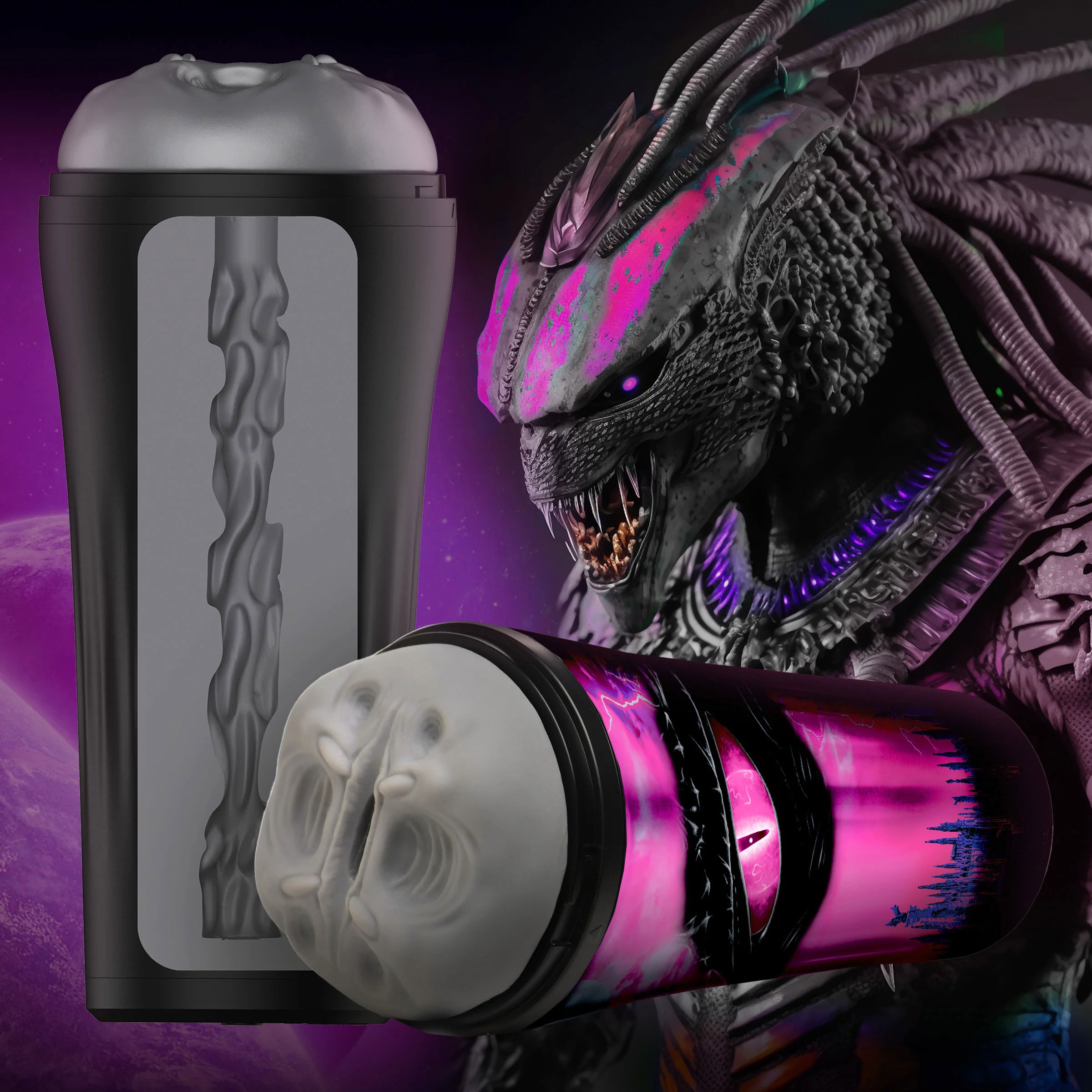 predator creature stroker gray 