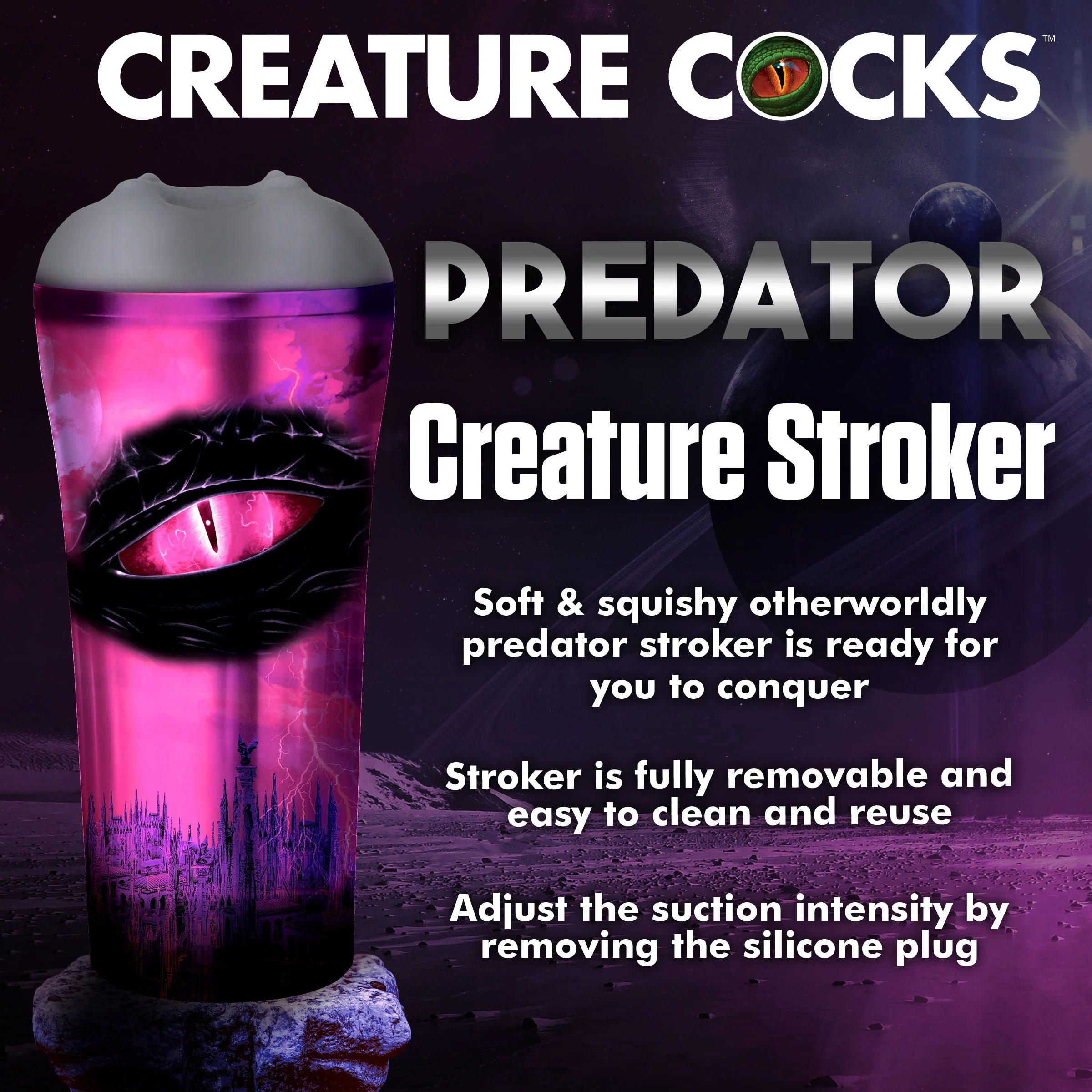 predator creature stroker gray 