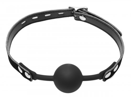 premium hush ball silicone comfort forming locking ball gag 