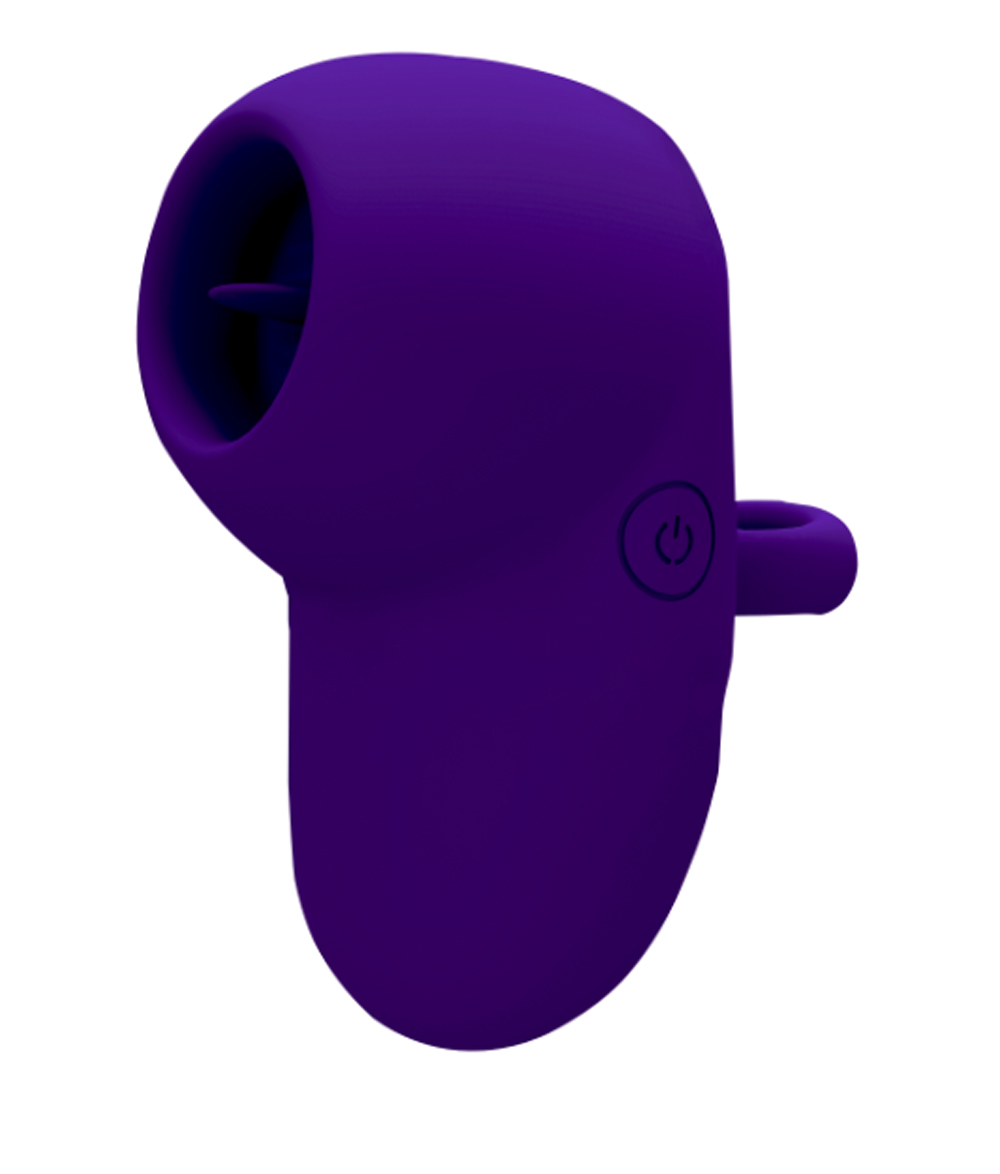 presale only kenley violet intense flickering finger vibe with comfort grip ring 