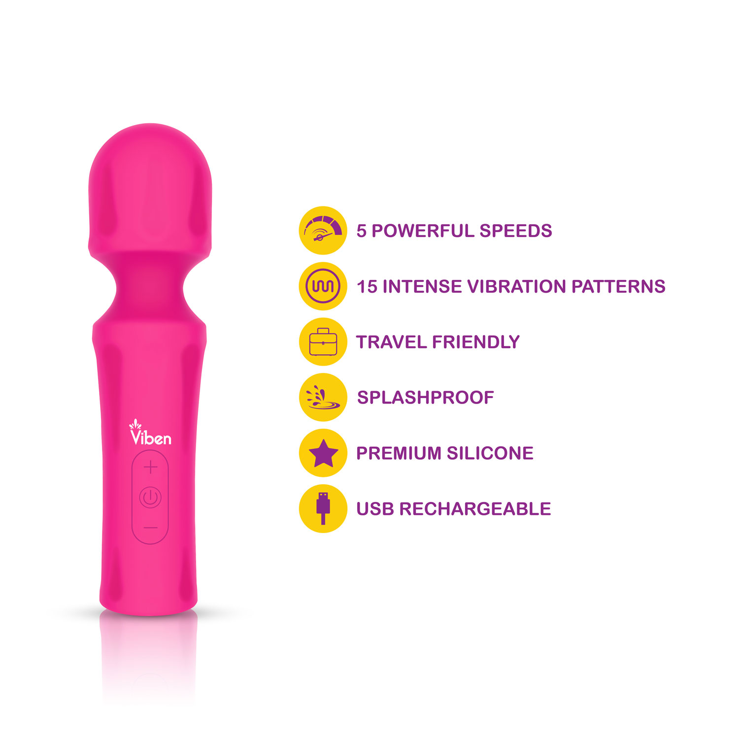 presale only mighty muse hot pink powerful personal wand massager 