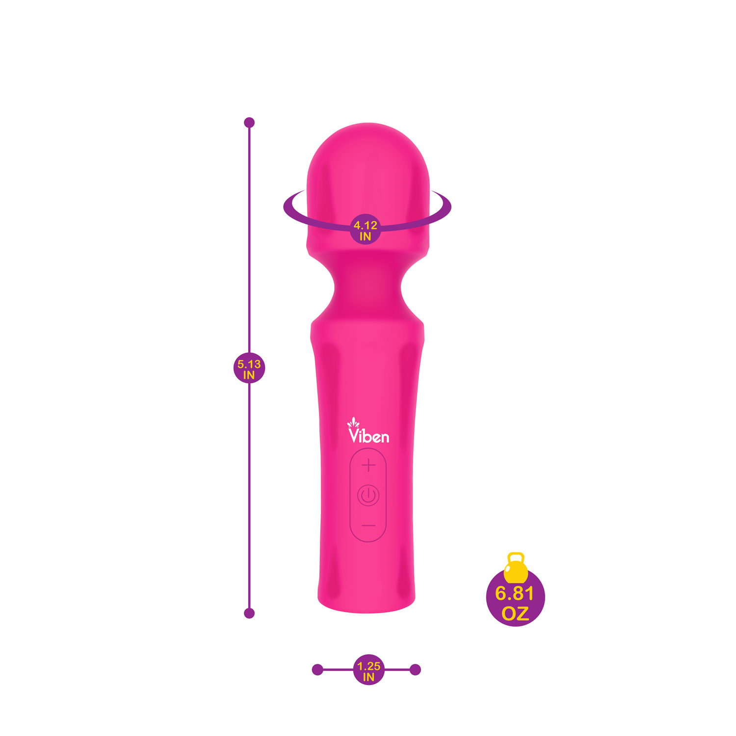 presale only mighty muse hot pink powerful personal wand massager 