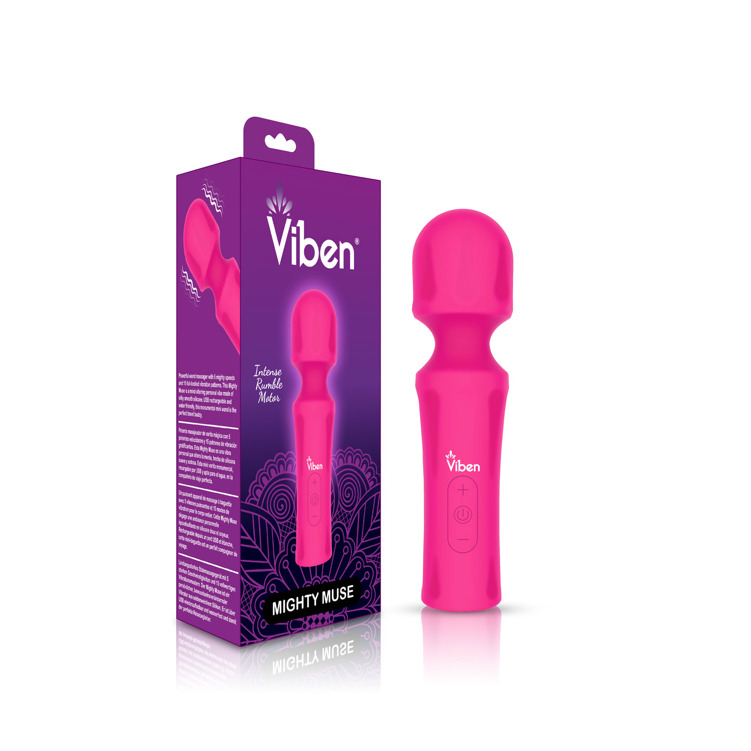 presale only mighty muse hot pink powerful personal wand massager 